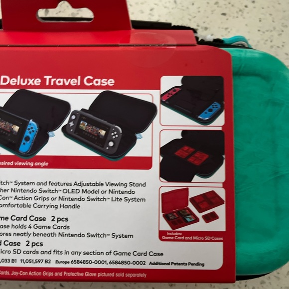 NWT -Nintendo Switch Deluxe Travel Case for All Switch Systems - Picture 7 of 8